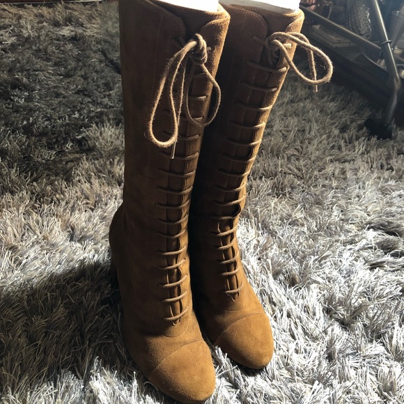 SOLD Aldo tan boots size 6 - Picture 3 of 8
